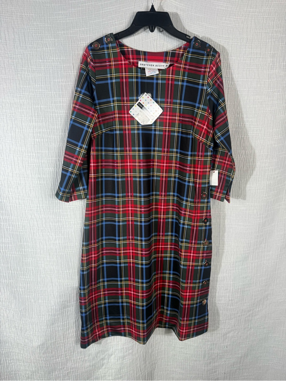 Gretchen Scott Button up Dress Duke Of York M NWT